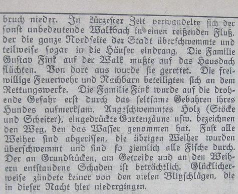 Der große Hagelschlag von 1929 und andere Naturkatastrophen