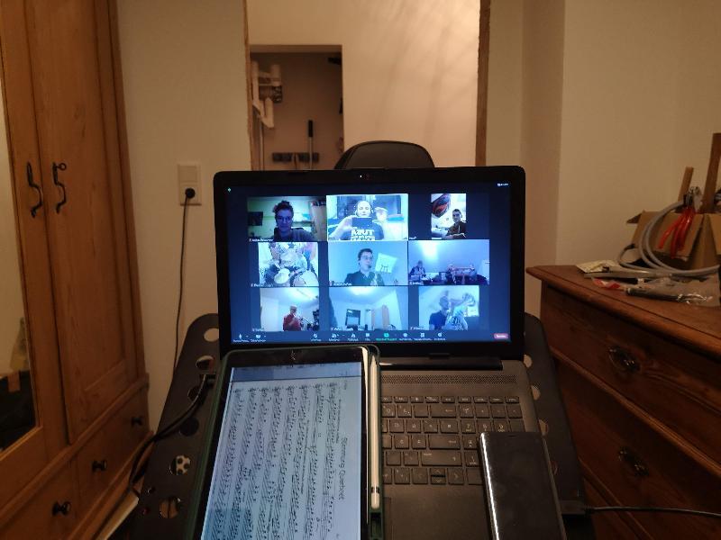 Musikzug probt online