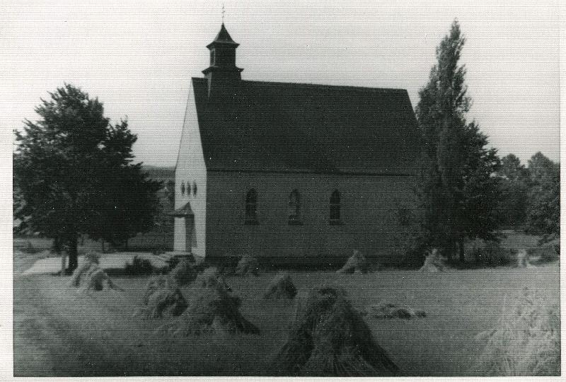 Die Gustav-Adolf-Gedächtniskirche im Jahr 1952. - Foto von Werner Schulz