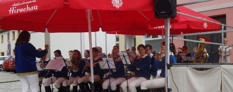 Den Marktplatz zum Festplatz umfunktioniert