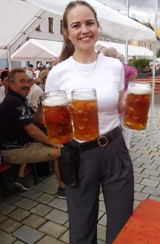 Den Marktplatz zum Festplatz umfunktioniert