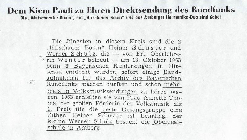 Vor 60 Jahren: 