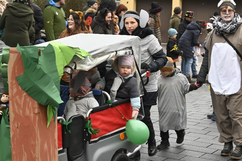 Hirschau fest in Kinder-Narrenhand