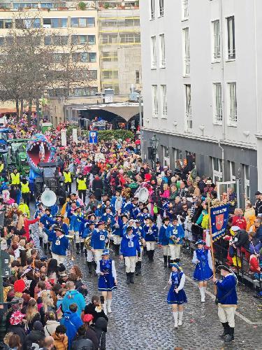 Hirschauer Musikzügler von Düsseldorfer Karneval restlos begeistert