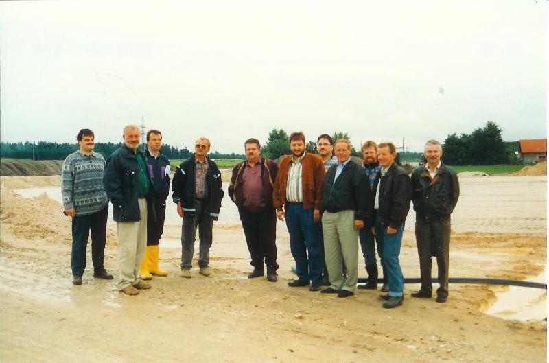 1996: Die Mitglieder des Gründungsverwaltungsrats 1996: von links Wolfgang Mader, Hans Drexler, Christian Piehler, Hans Kammerl, Peter Stoll, Martin Meier, Christian Schlaffer, Bürgermeister Helmut Rösch, Dieter Held, Rudolf Wild , Gerhard Fleischmann - Foto von Gerhard Fleischmann