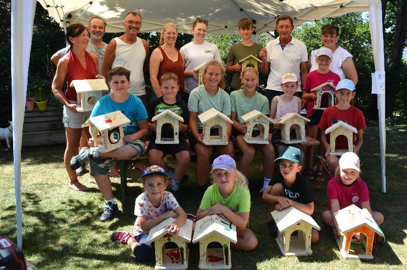 Kinder und Jugendliche von „Natur Pur“ auch in den Sommerferien aktiv.