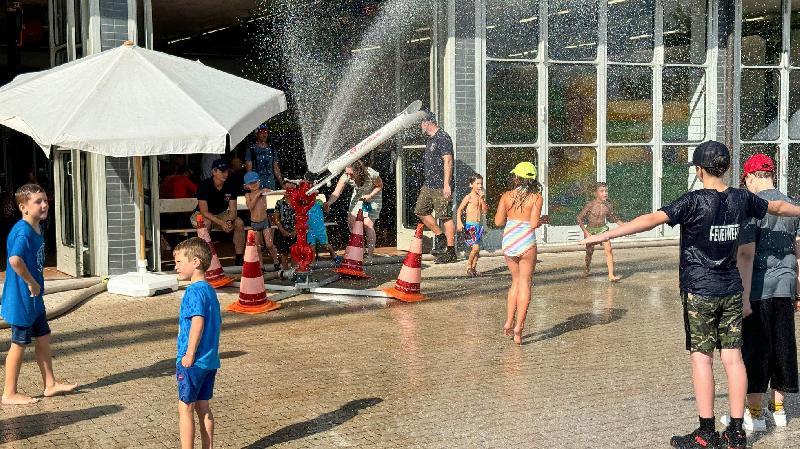 Action pur beim Feuerwehr-Ferienprogramm.