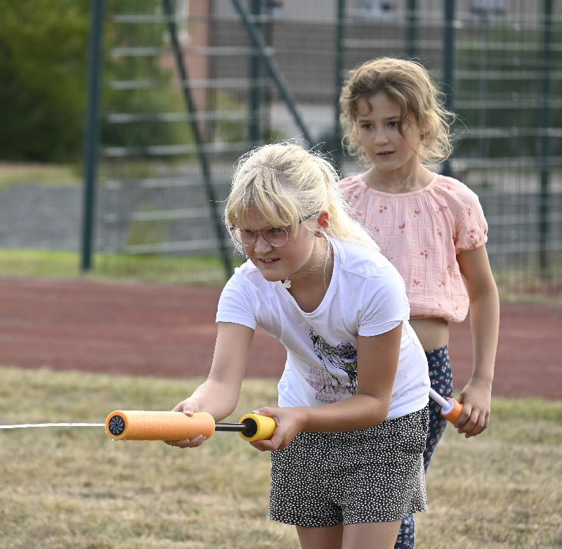 Strahlende Medaillengewinner bei CSU-Kinder-Sommerolympiade