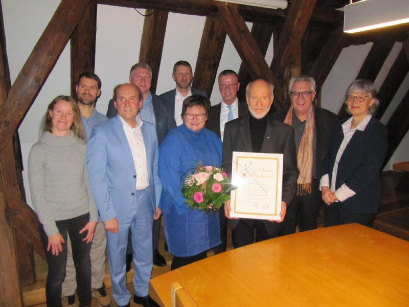 Günther Amann mit silberner Bürgermedaille ausgezeichnet