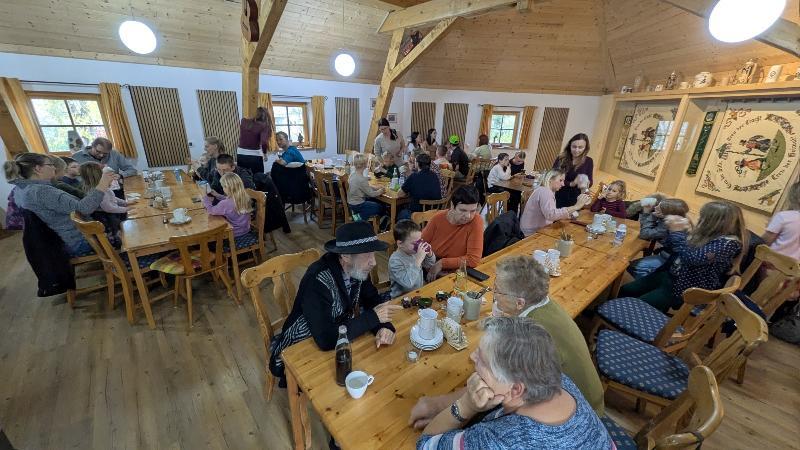 Ausbuttern beim Heimat- und Trachtenverein