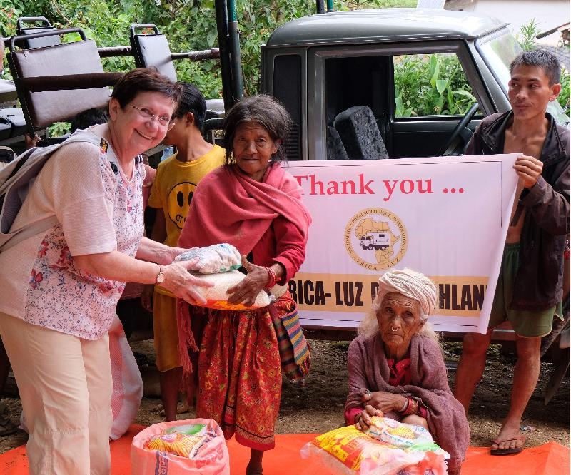 Bärbel und Reinhold Birner für Africa Luz in Nepal im Einsatz