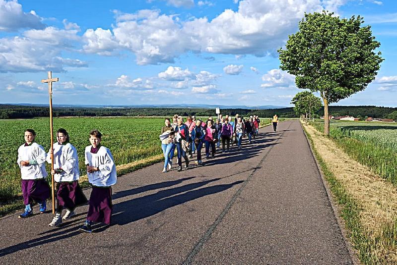 In der Pfarrei Ehenfeld wird die Tradition der Bittgänge noch gepflegt.