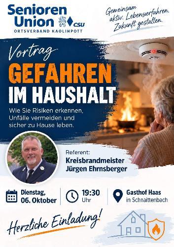 Senioren-Plakat Haushalt - Foto von Werner Schulz