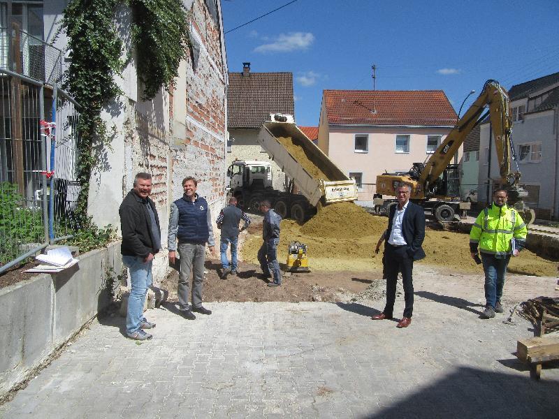 Bauarbeiten in Hirschau laufen an